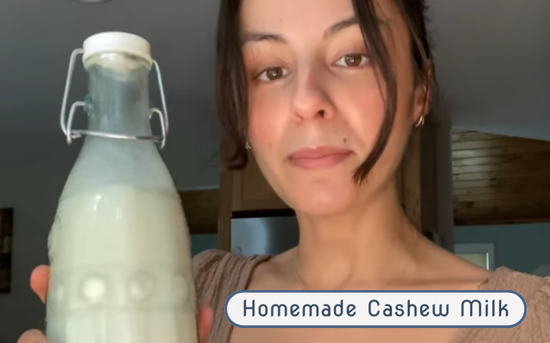 Homemade Cashew Milk Blog Feature
