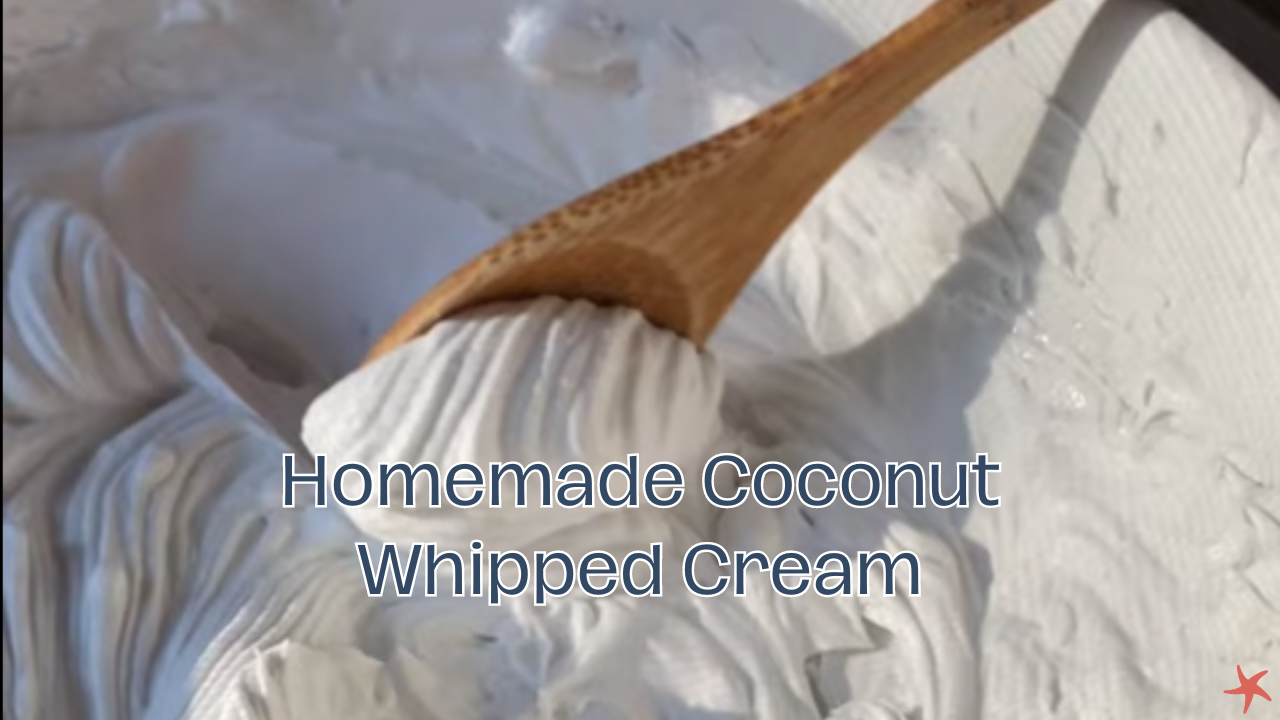 Homemade Coconut Whipped Cream