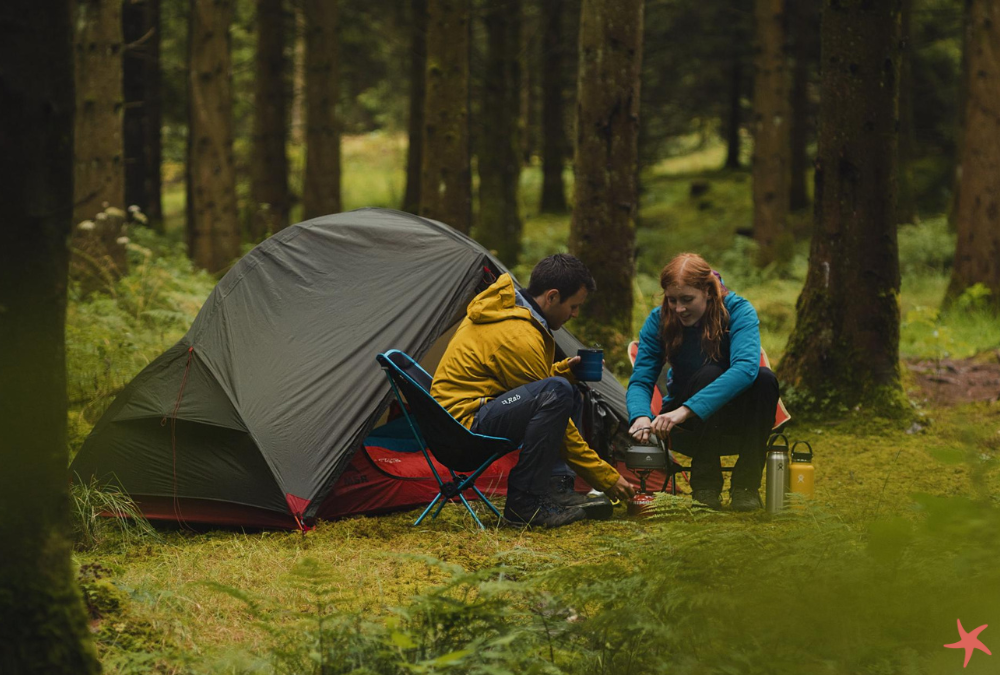 Sustainable Camping Tips Blog Banner