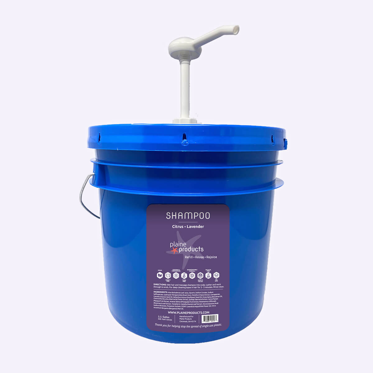 WS - 3.5 Gallon Bulk Shampoo (Pump not included)